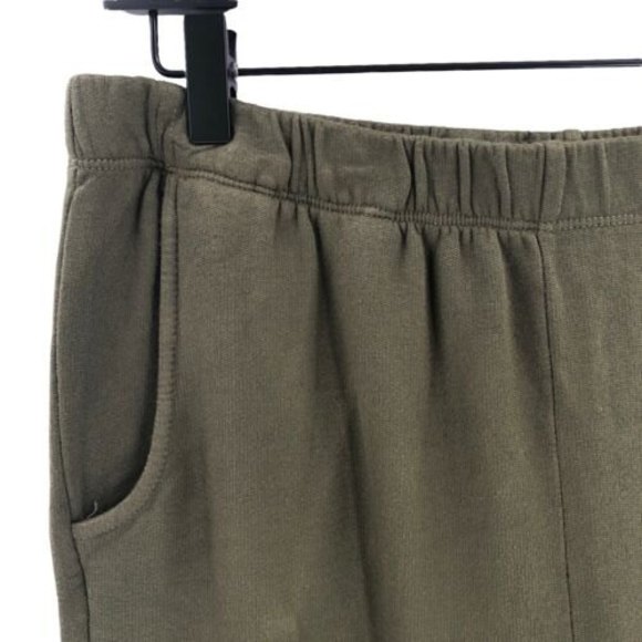 Monrow Men’s Fleece Lined Jogger Sweatpants Size XL NWT in Forest Green - Picture 3 of 5